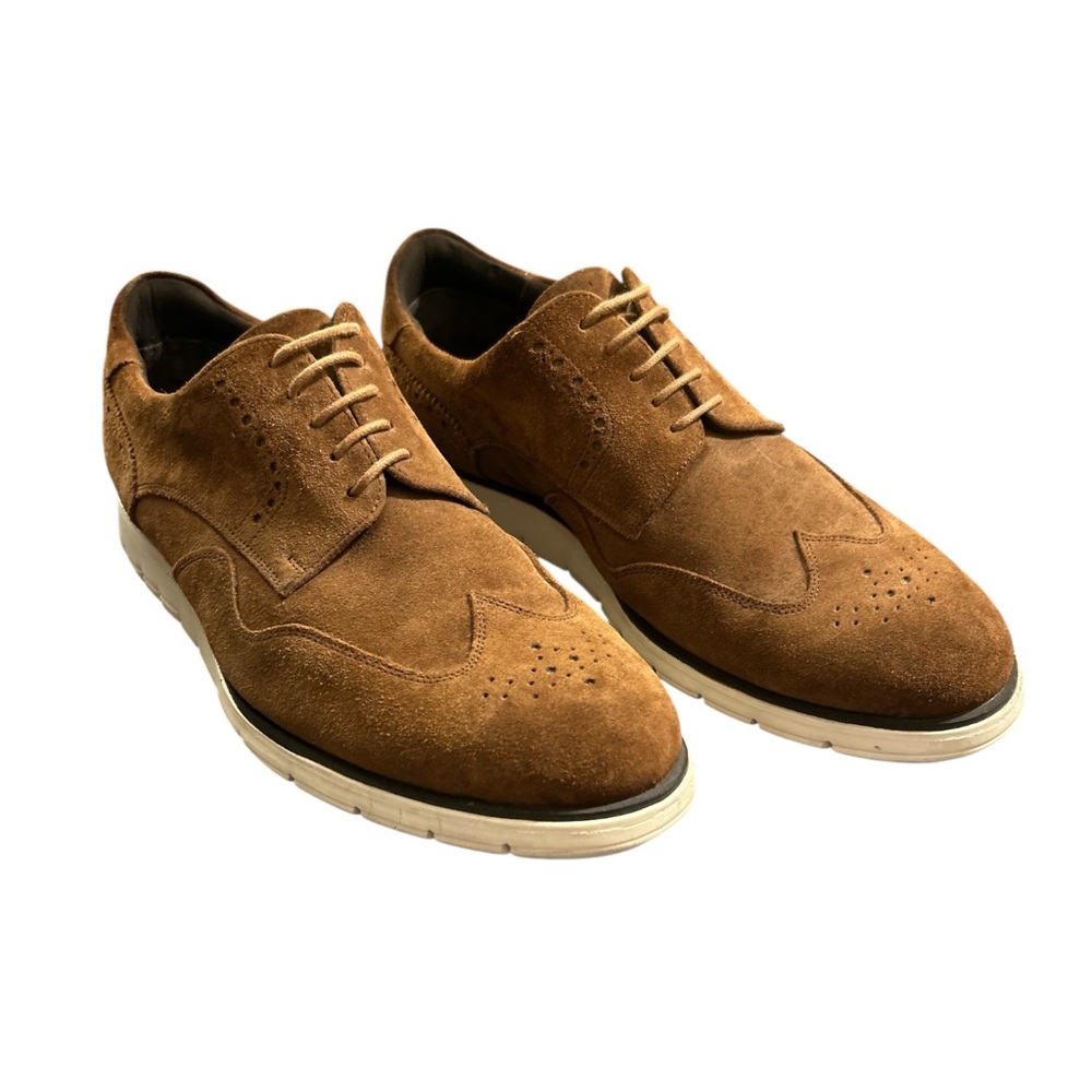 Charles Tyrwhitt Men's Brown Suede Loafer, Wingtip Sneakers, Derby Size 10